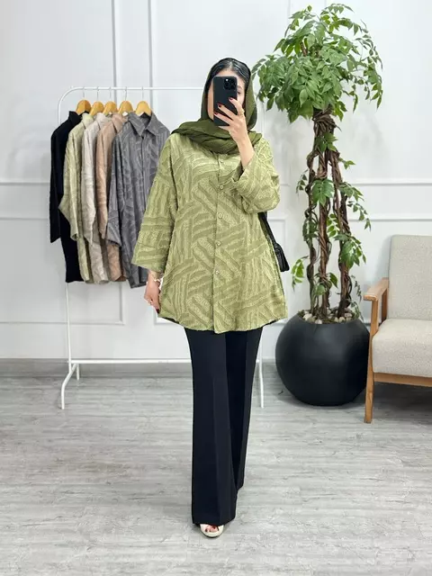 شومیز مانتویی سولماز