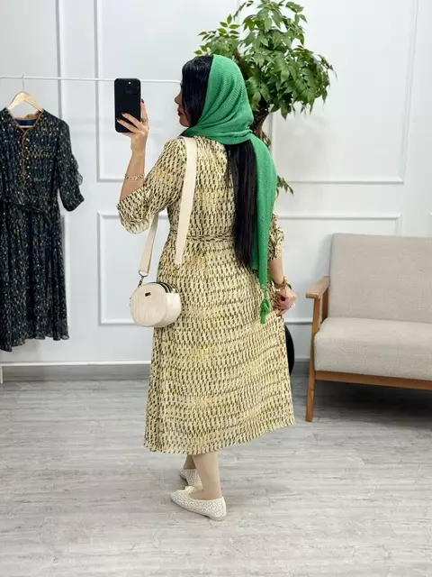 پیراهن حریر طلاکوب