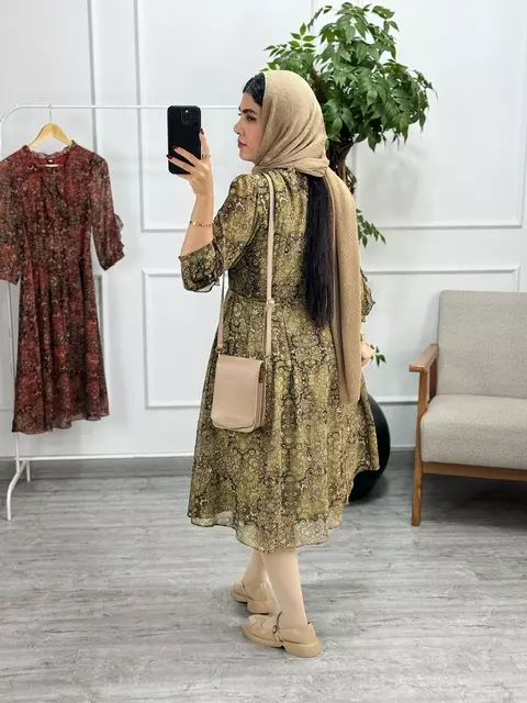 پیراهن حریر خاتون