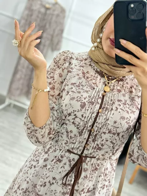 پیراهن حریر یاسمین