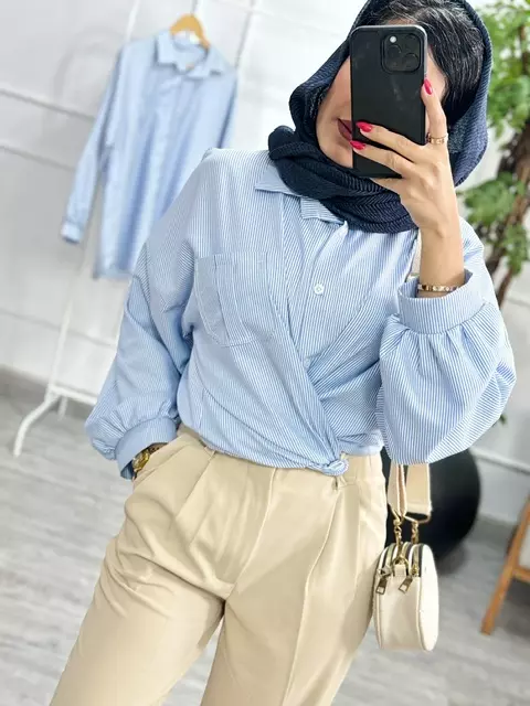 مانتو راه راه سارای