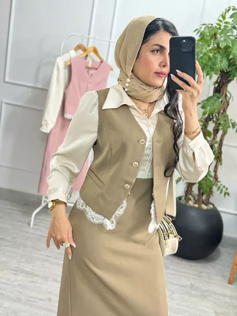 پیراهن و ژیله طاووس
