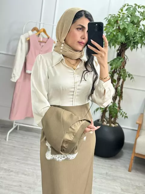پیراهن و ژیله طاووس