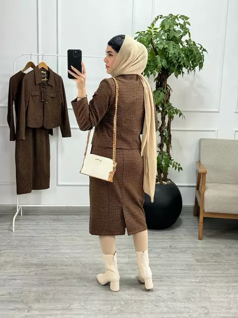 کت و پیراهن فلور