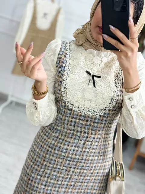 پیراهن گیپور سنا