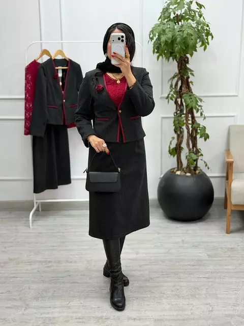 پیراهن و کت گلی
