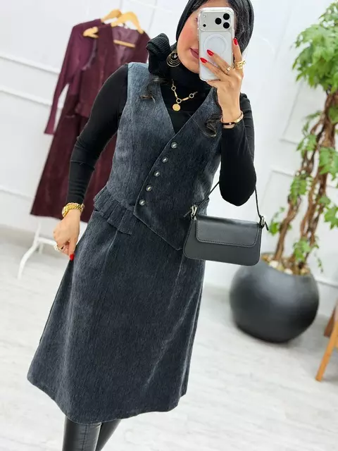 پیراهن و ژیله نیلی