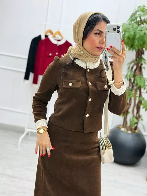 کت دامن مروارید