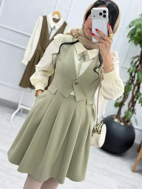 پیراهن عروسک پاییزه