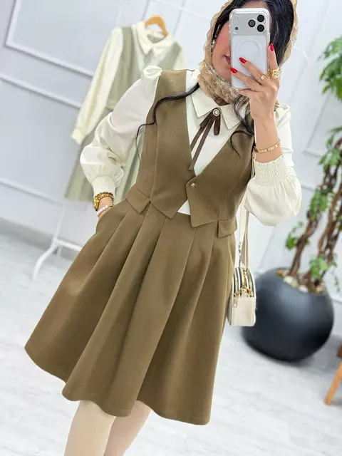 پیراهن عروسک پاییزه