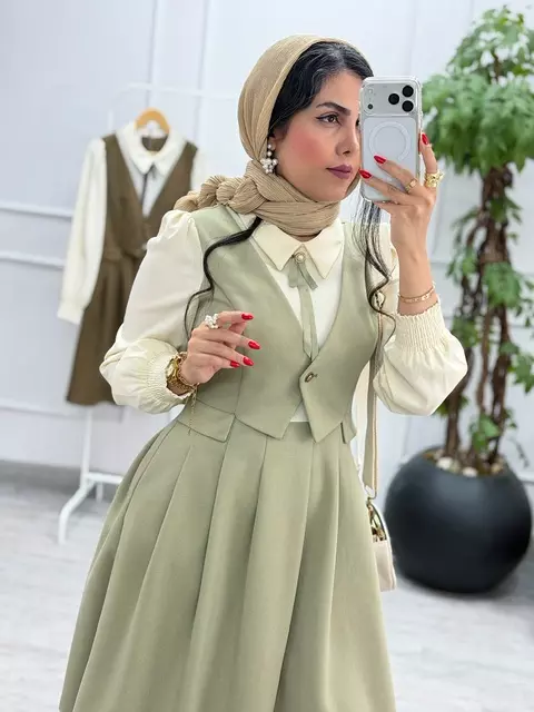 پیراهن عروسک پاییزه