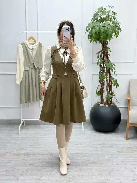 پیراهن عروسک پاییزه