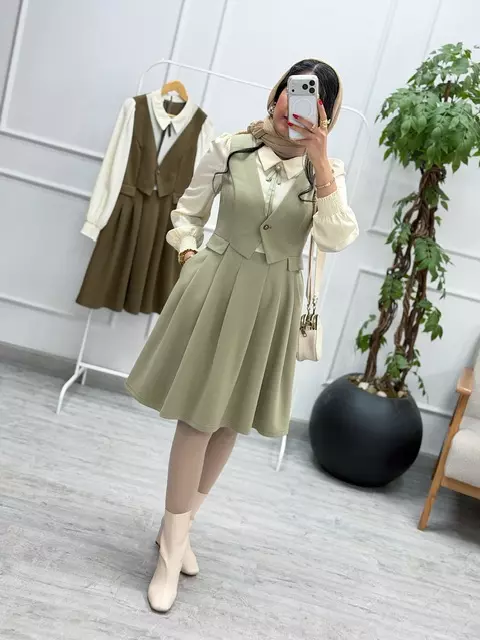 پیراهن عروسک پاییزه