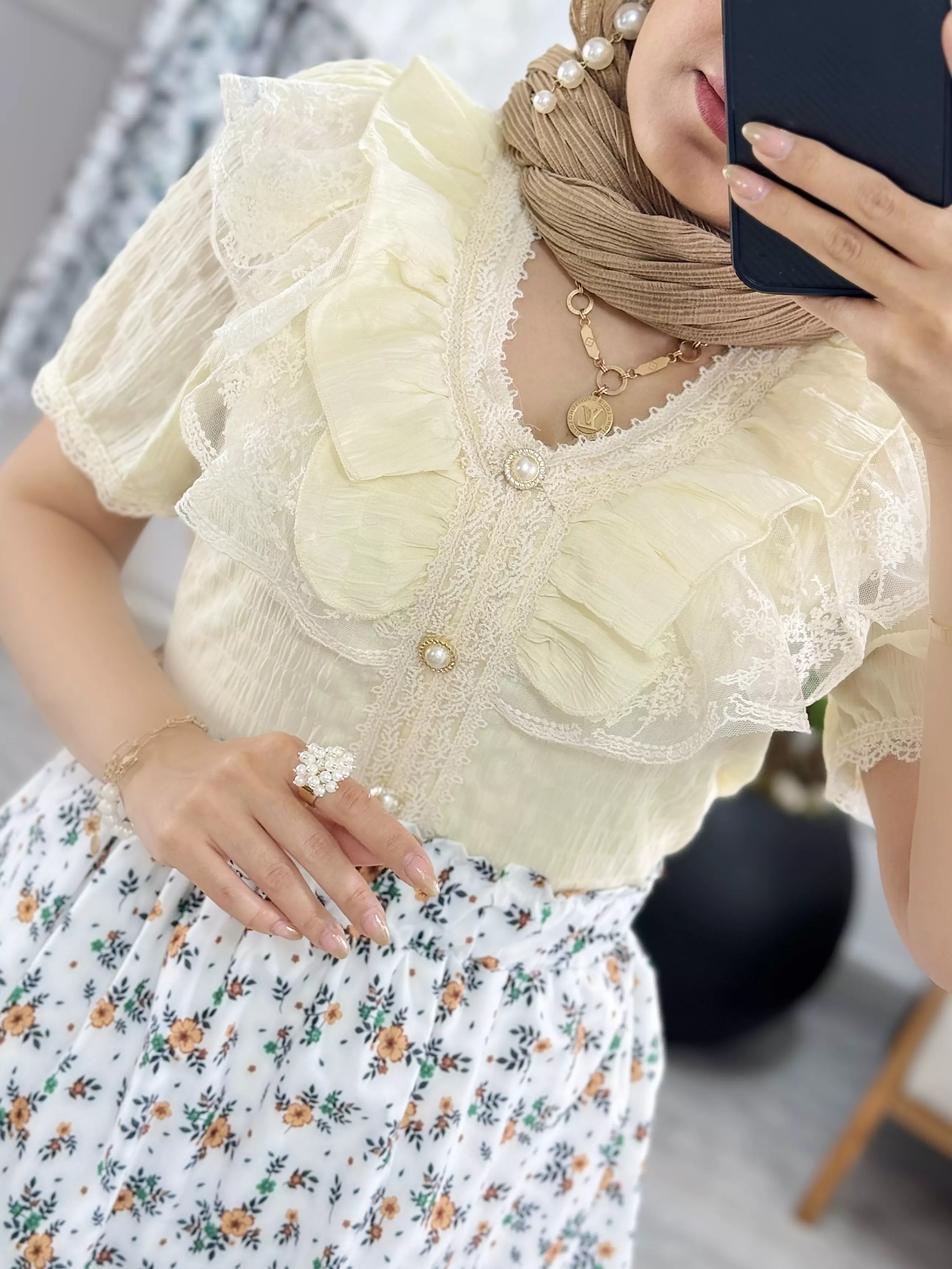 شومیز گیپور عروسکی