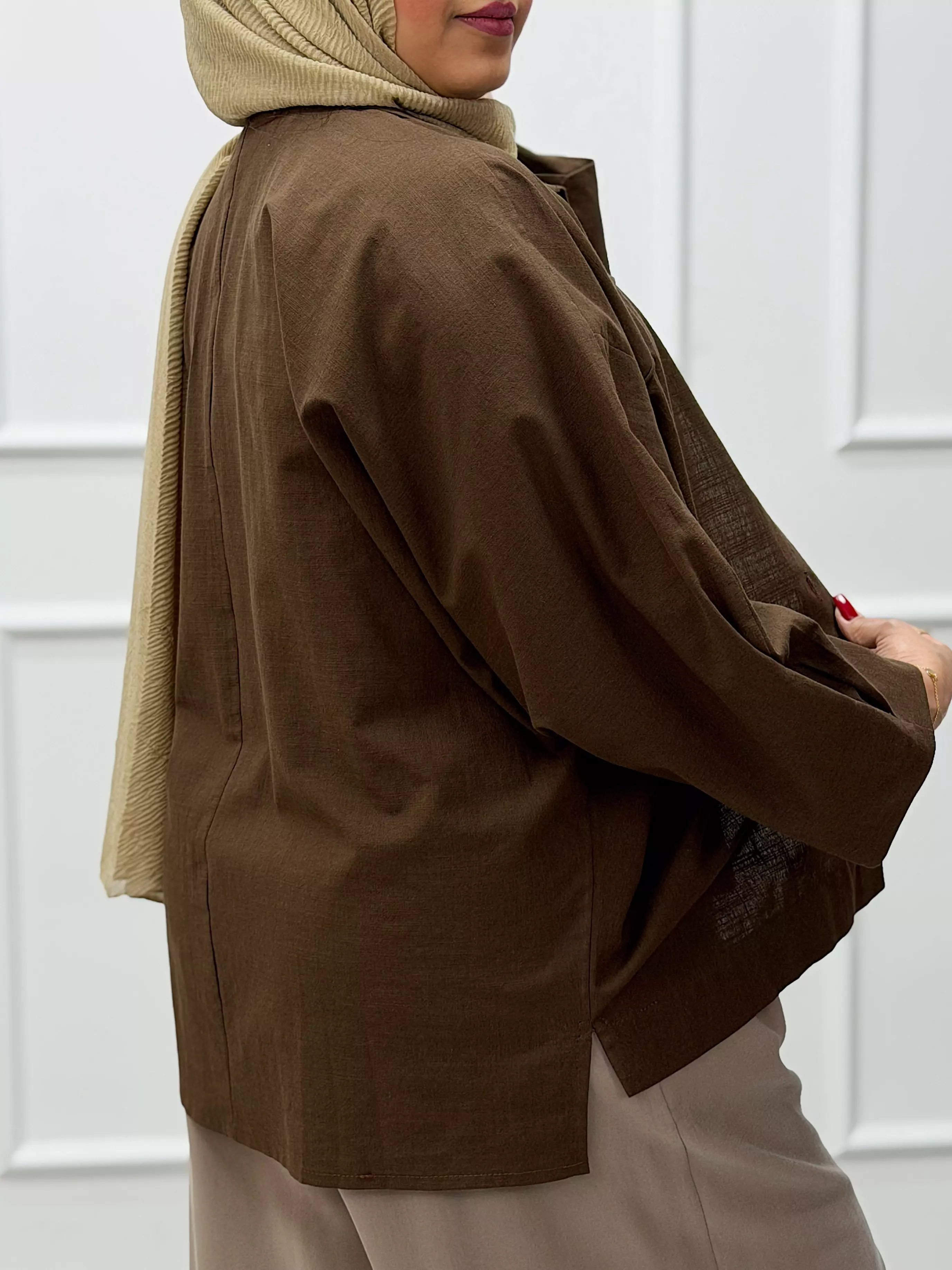 شومیز کتی دو جیب
