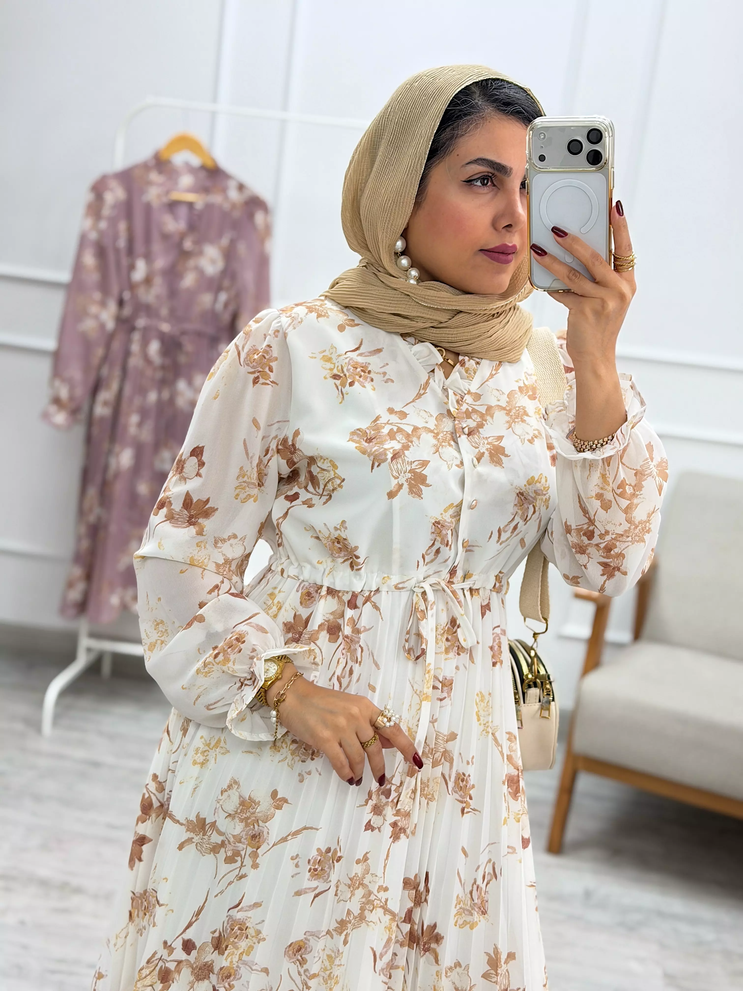 پیراهن حریر الی