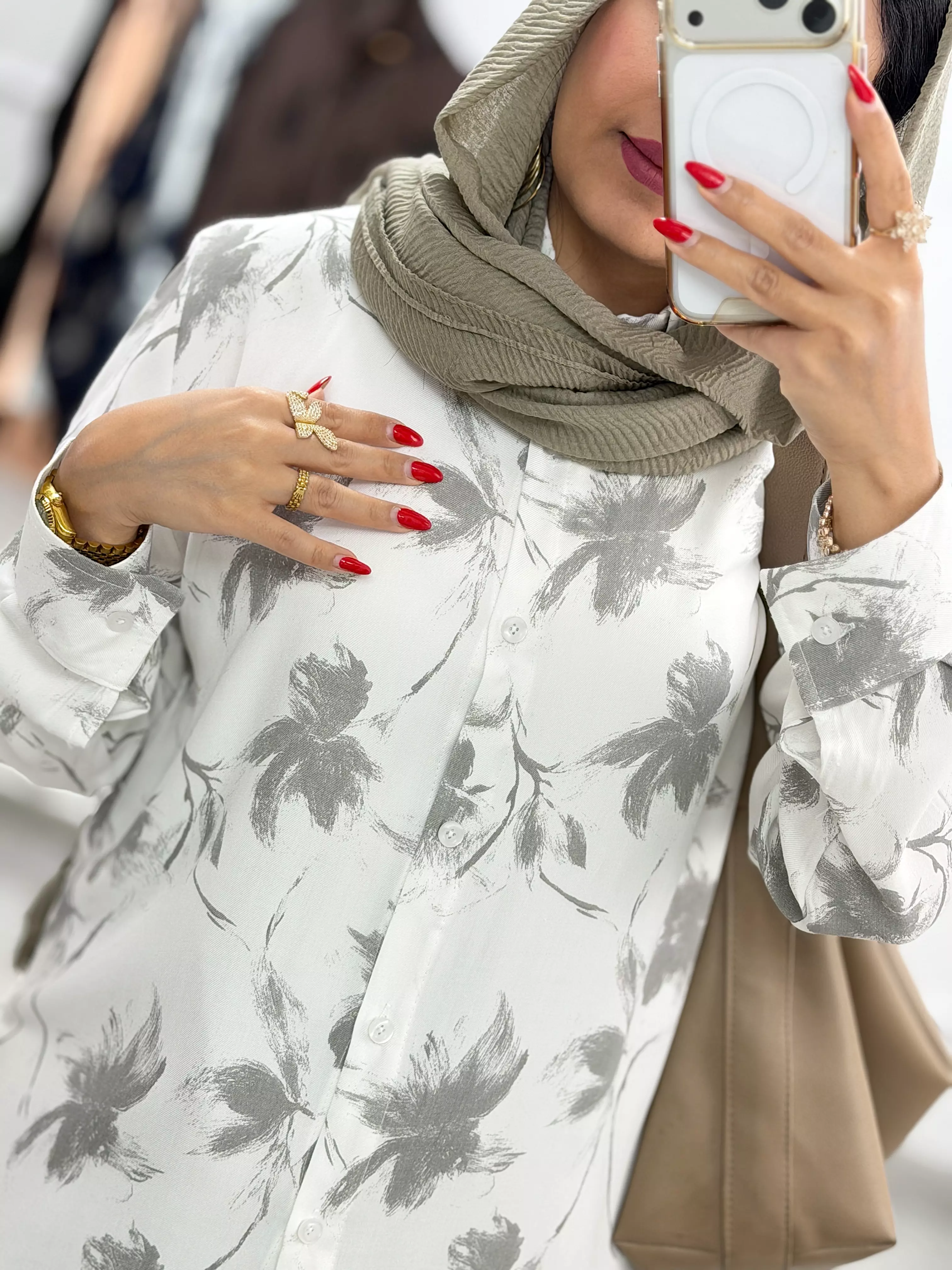 شومیز هاوایی گل