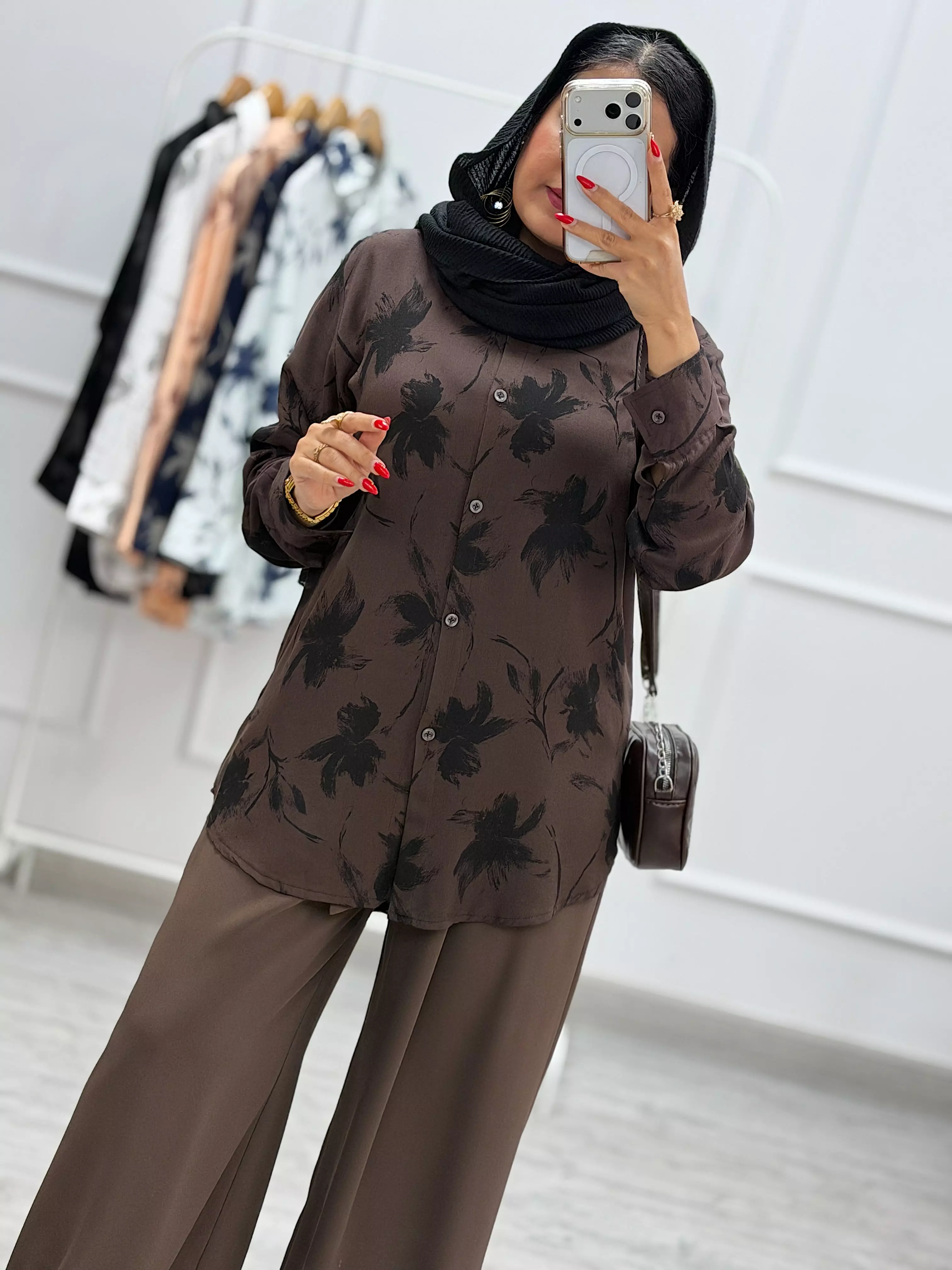 شومیز هاوایی گل