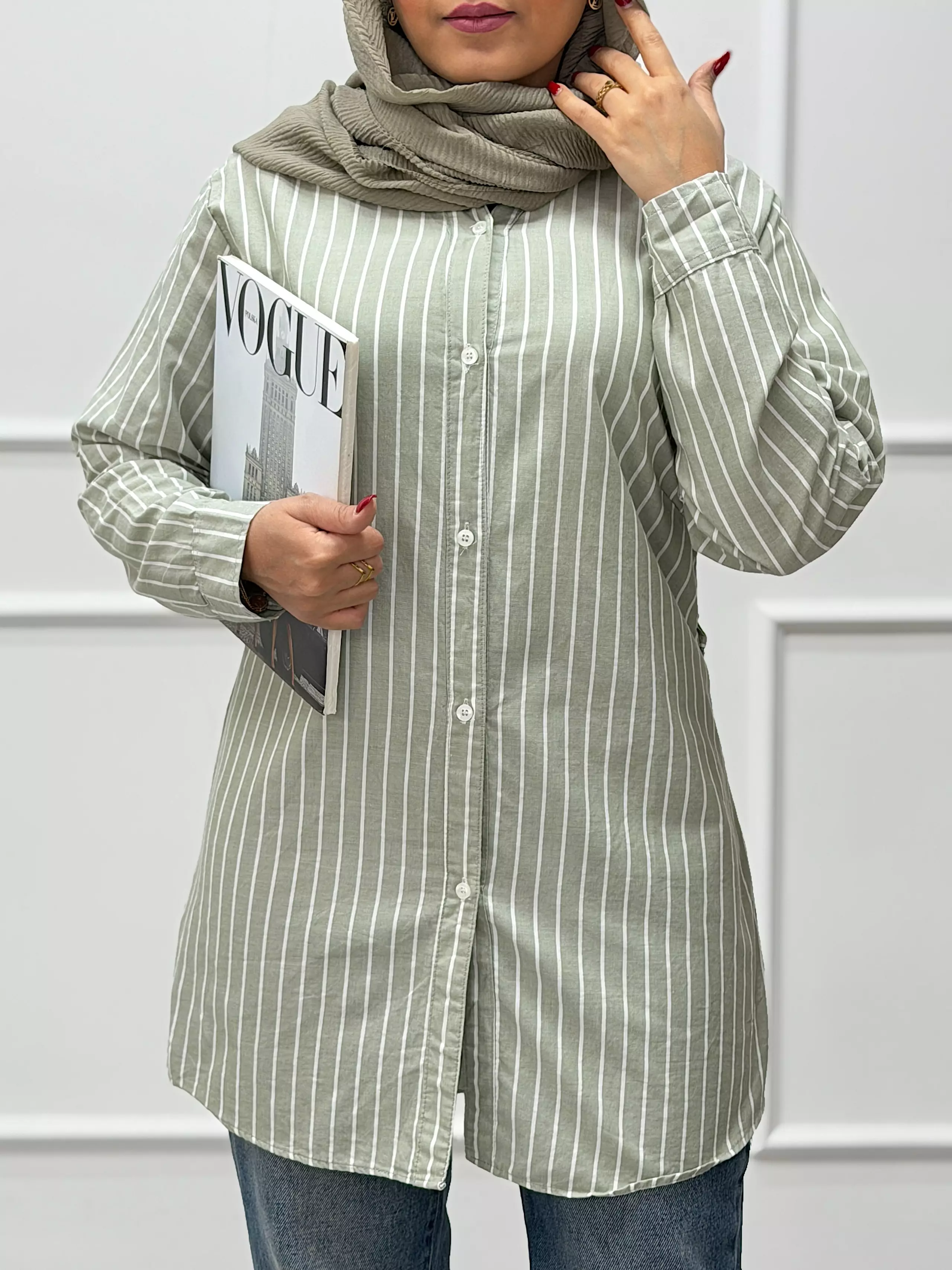 شومیز مانتویی H&M