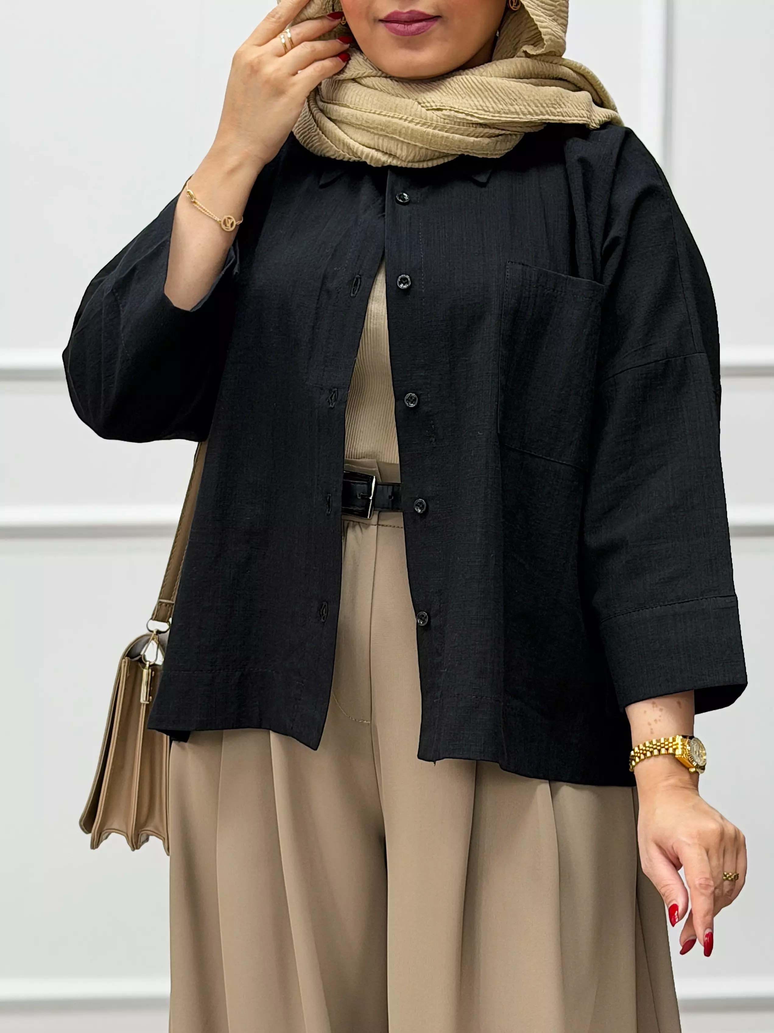شومیز باکسی لونا