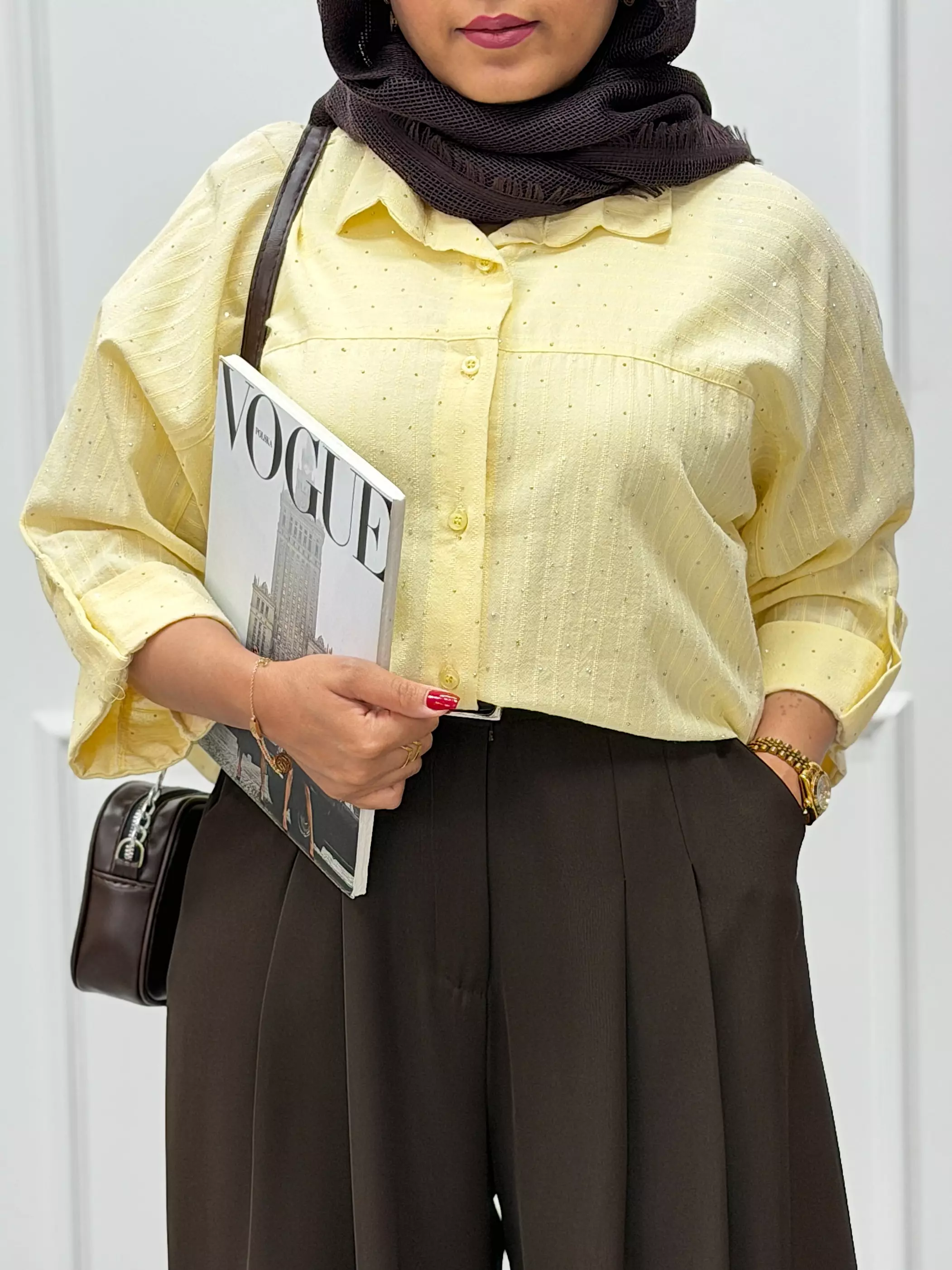 شومیز نگینی پاستلی