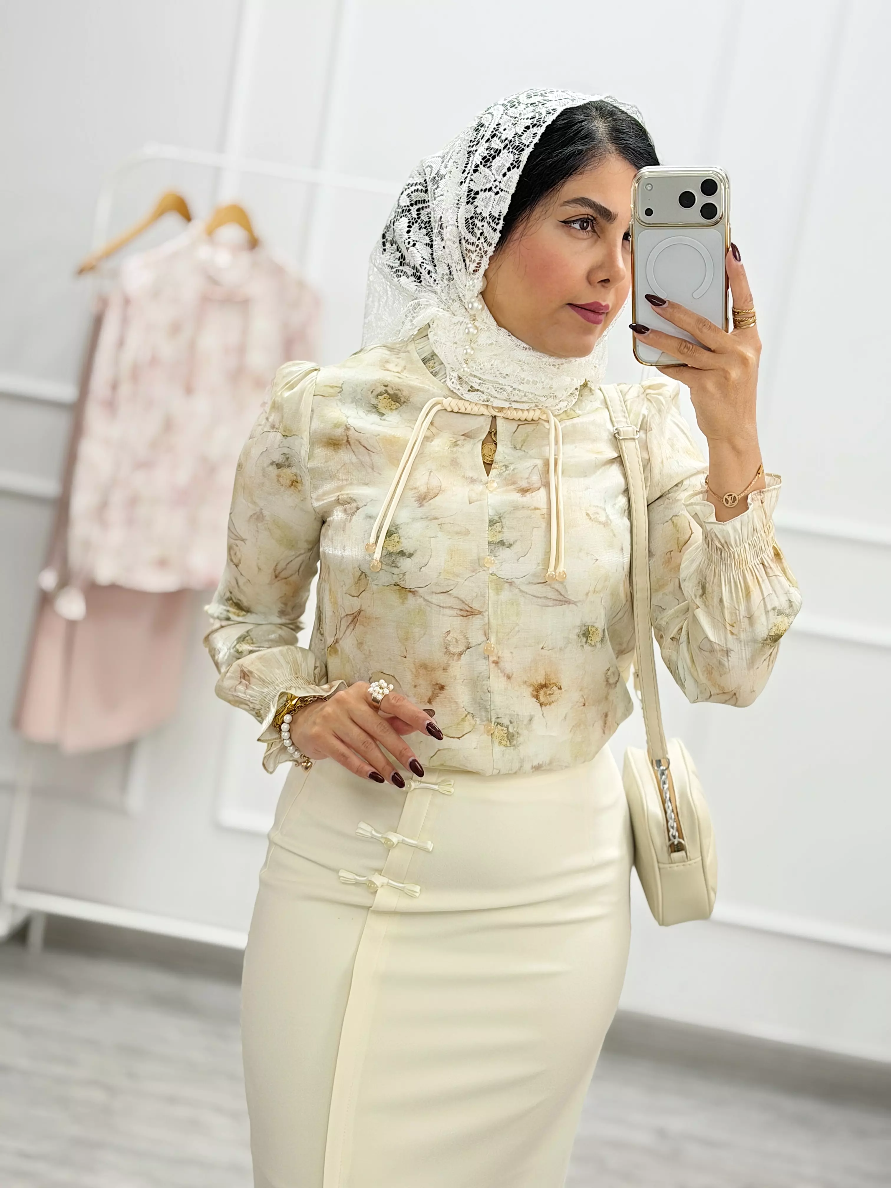 شومیز دامن نیلان