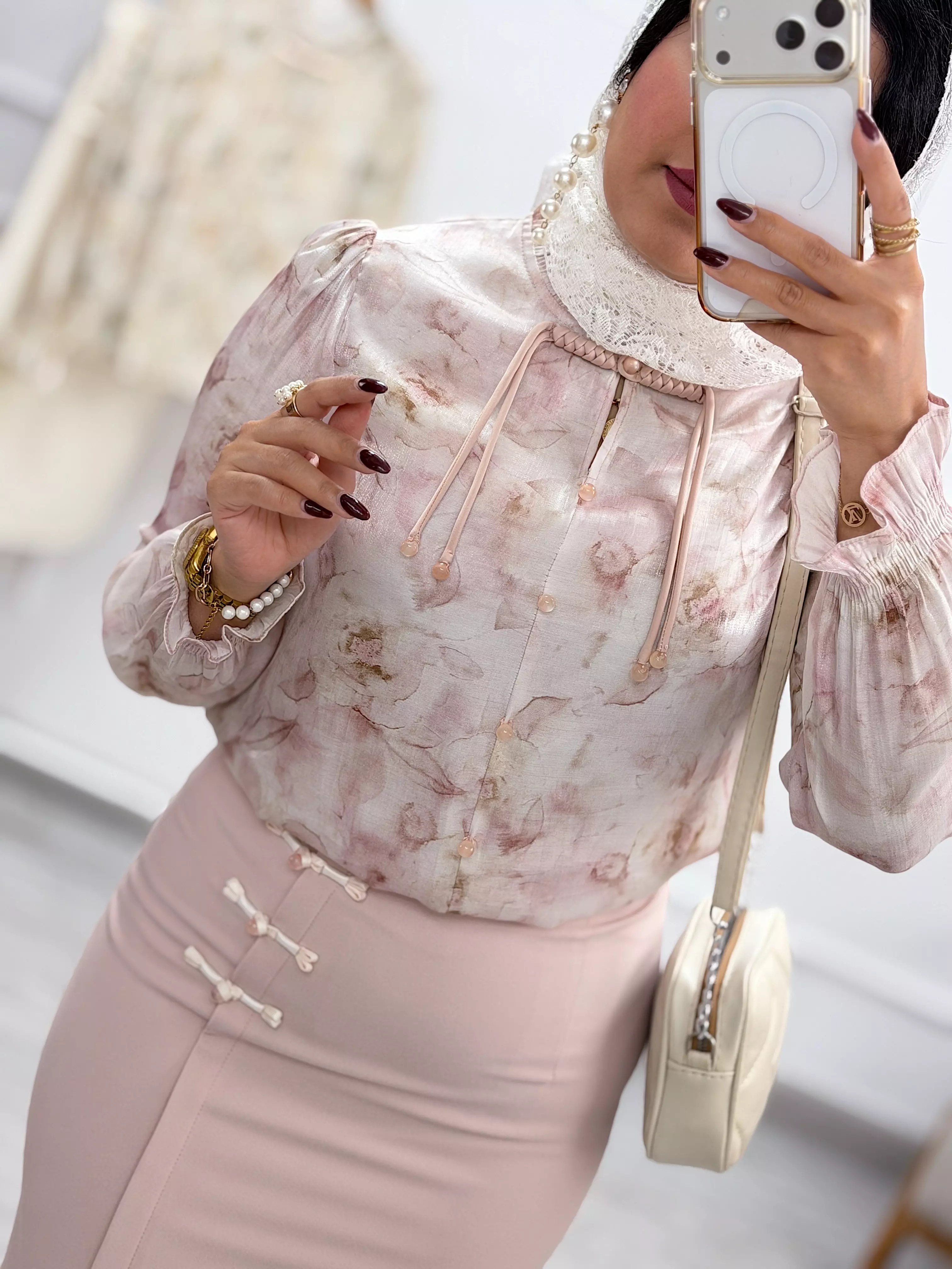 شومیز دامن نیلان