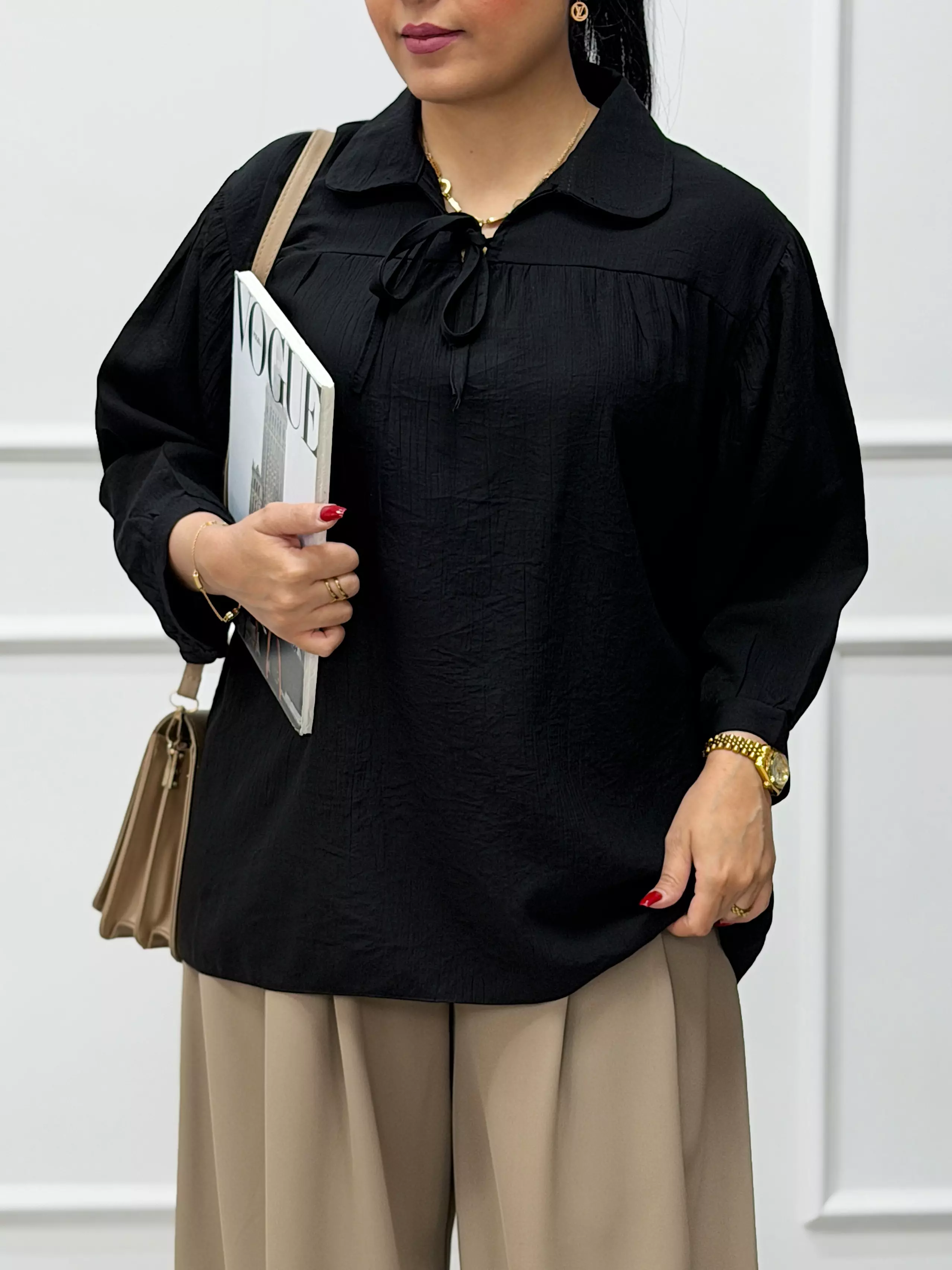 شومیز عروسکی نیلی