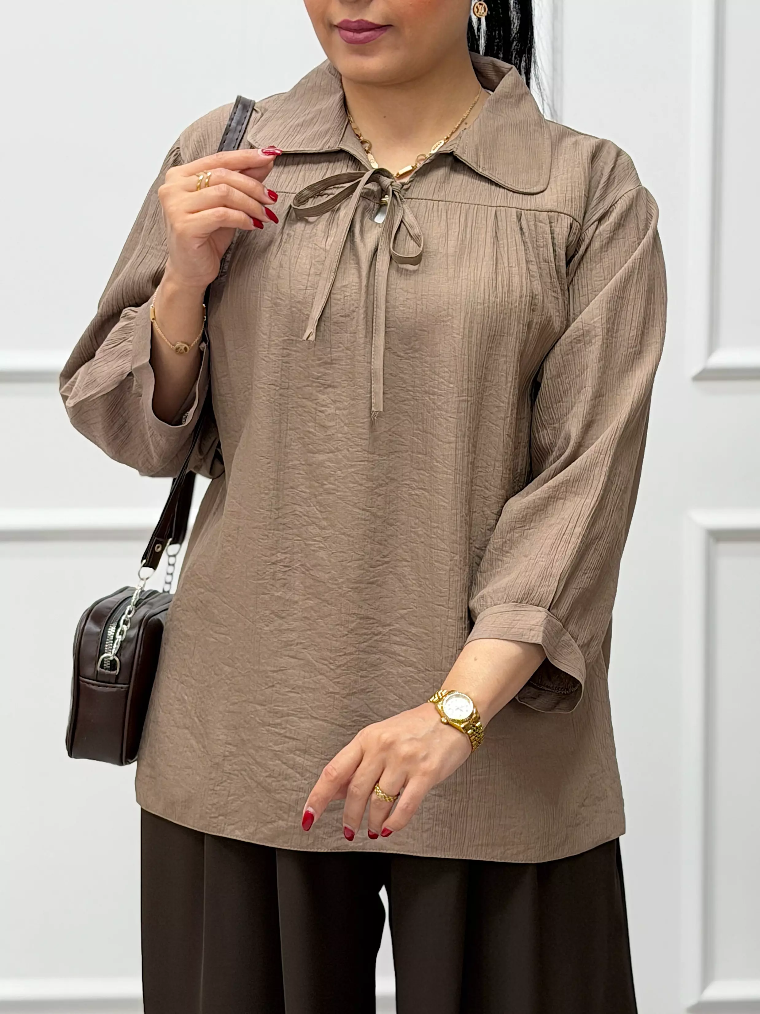 شومیز عروسکی نیلی