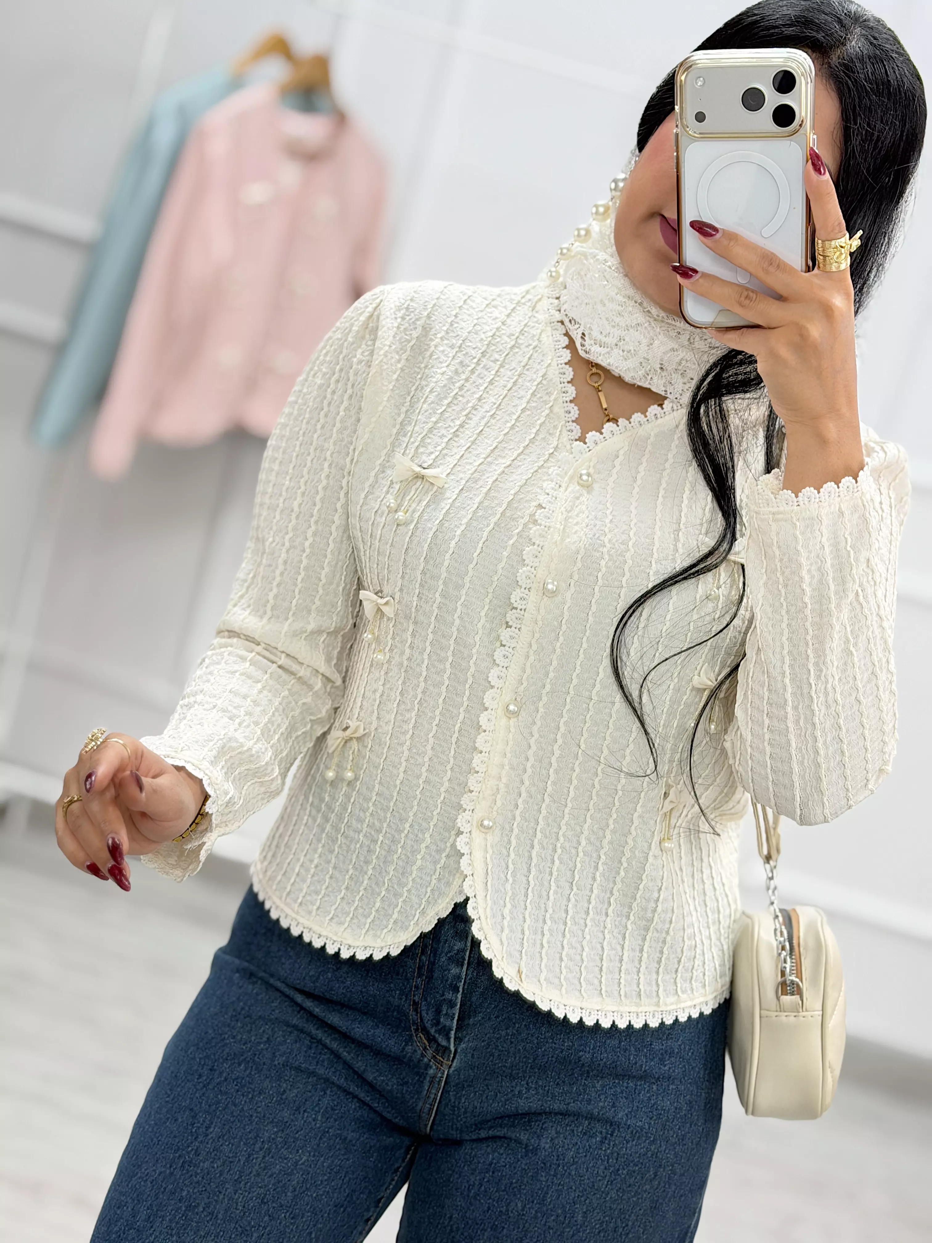 شومیز وارداتی پاپیون