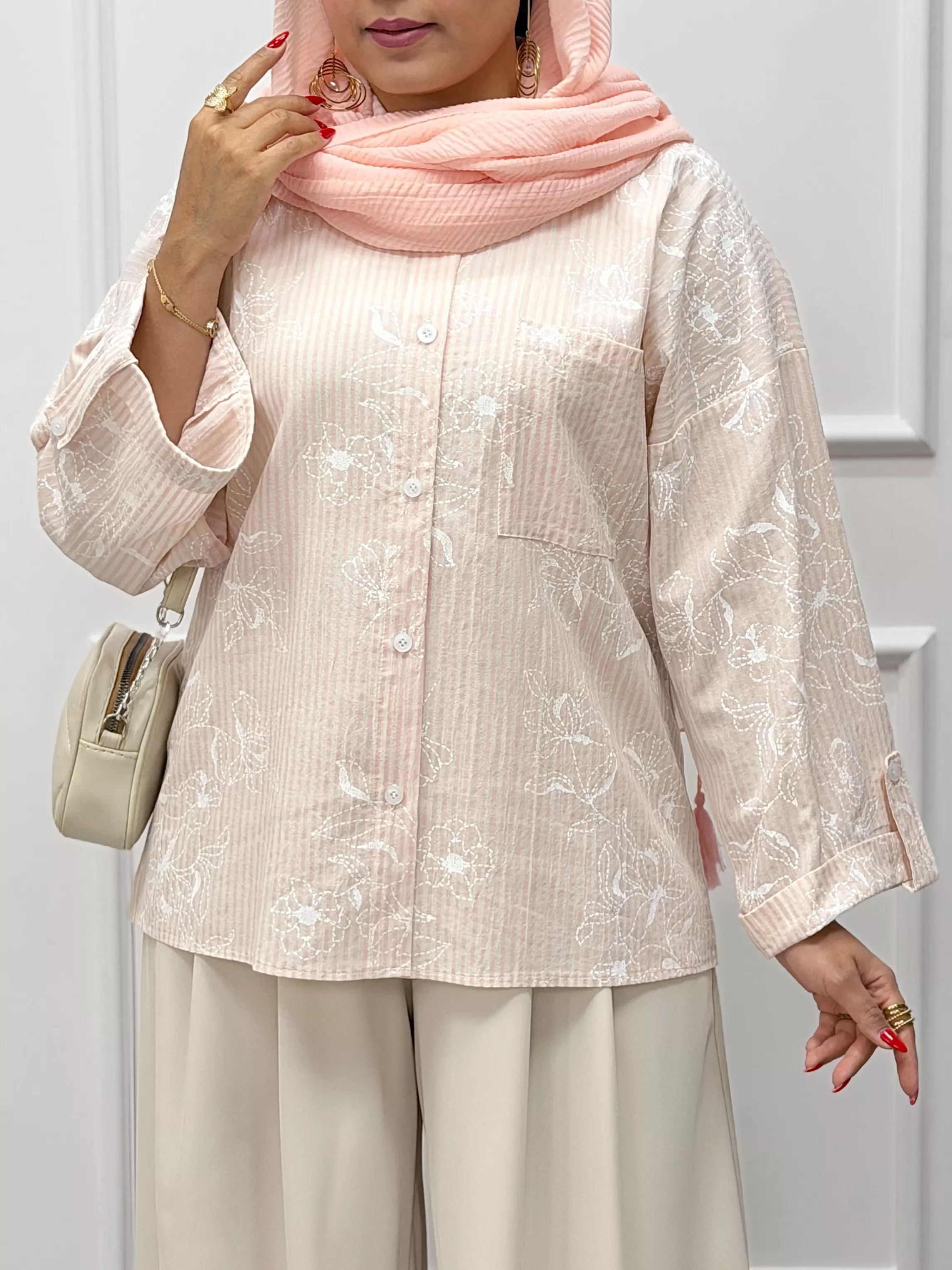 شومیز پیگمت گلی