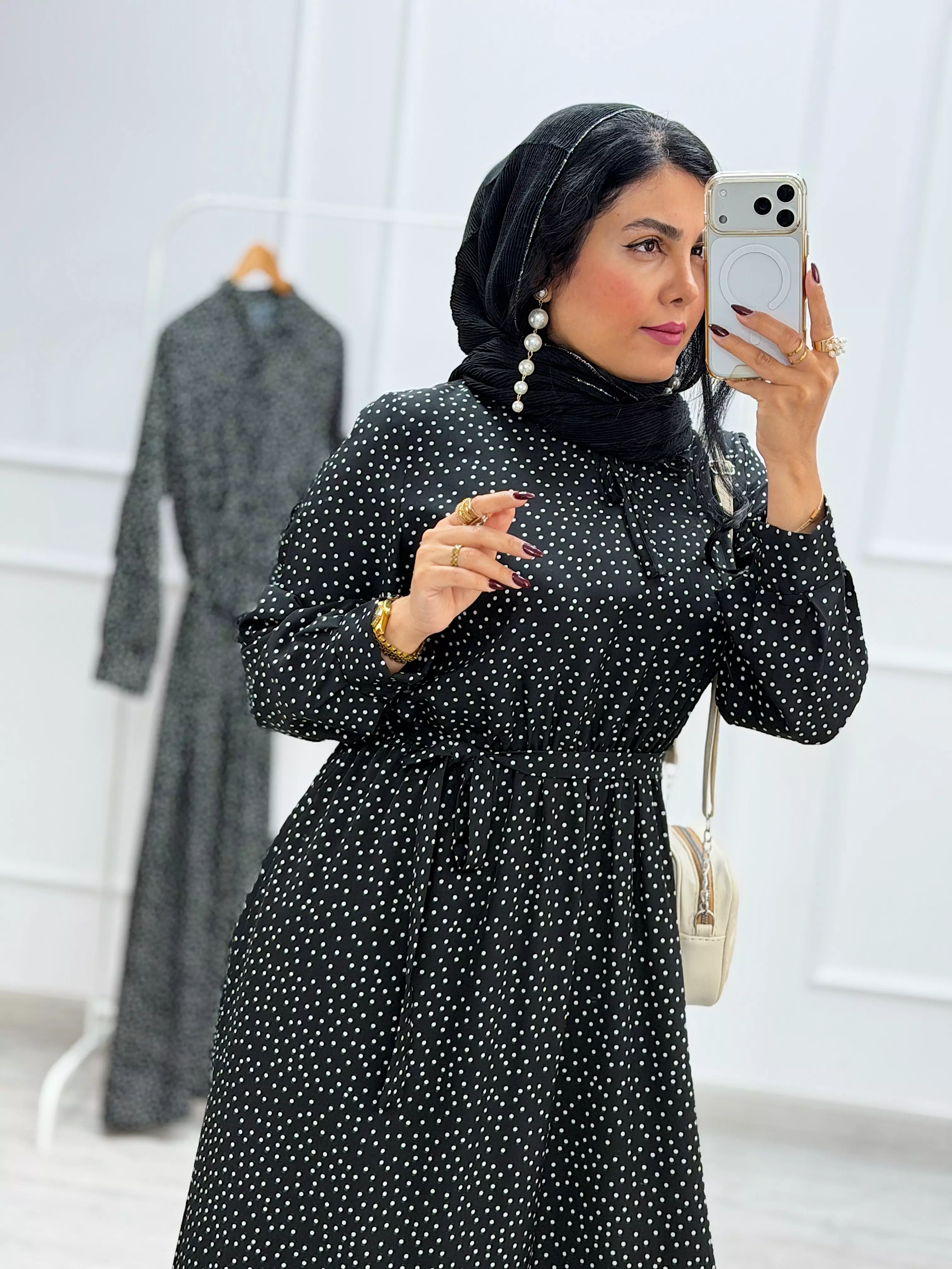 پیراهن خالدار سوینا