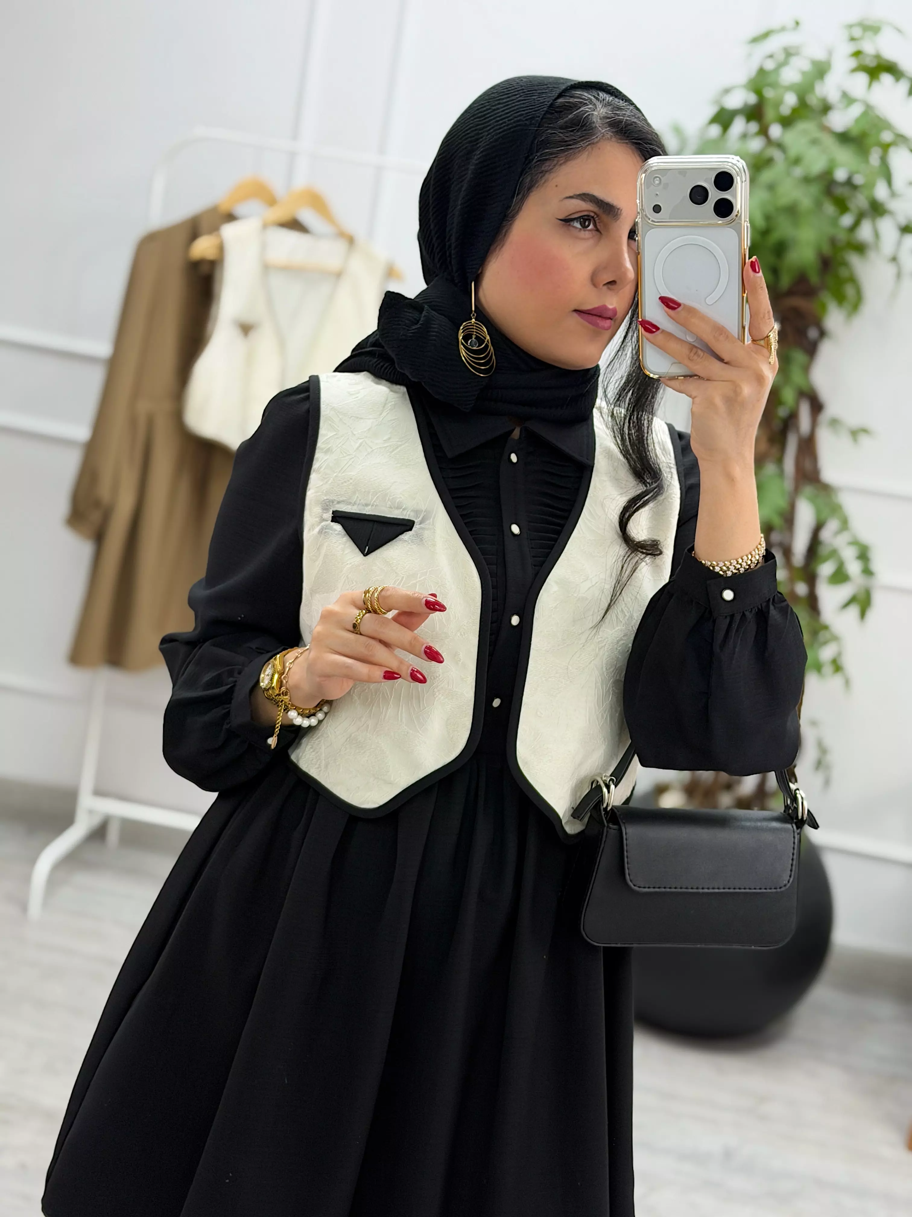 پیراهن وژیله شانی