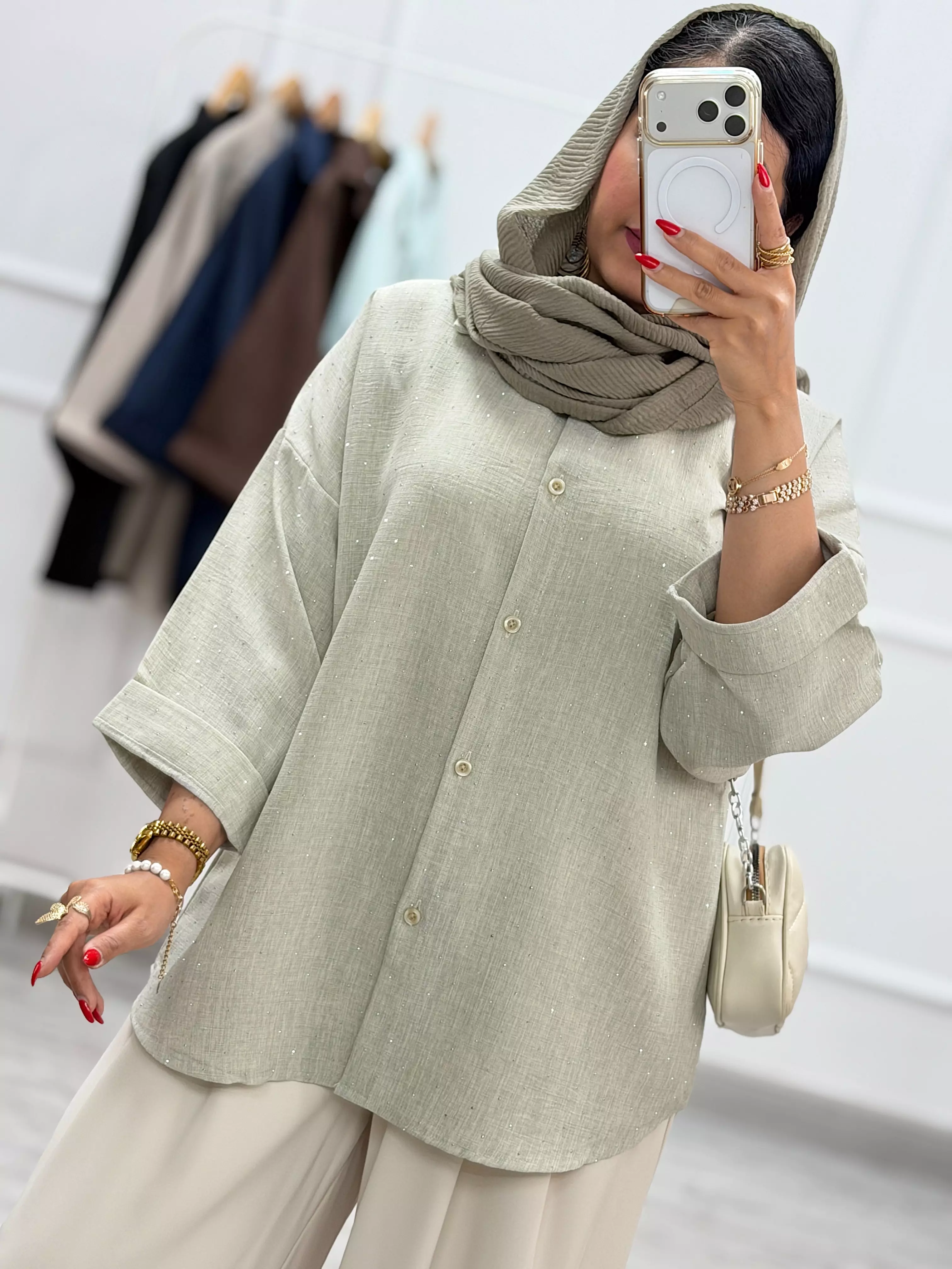شومیزنگین دار تارا