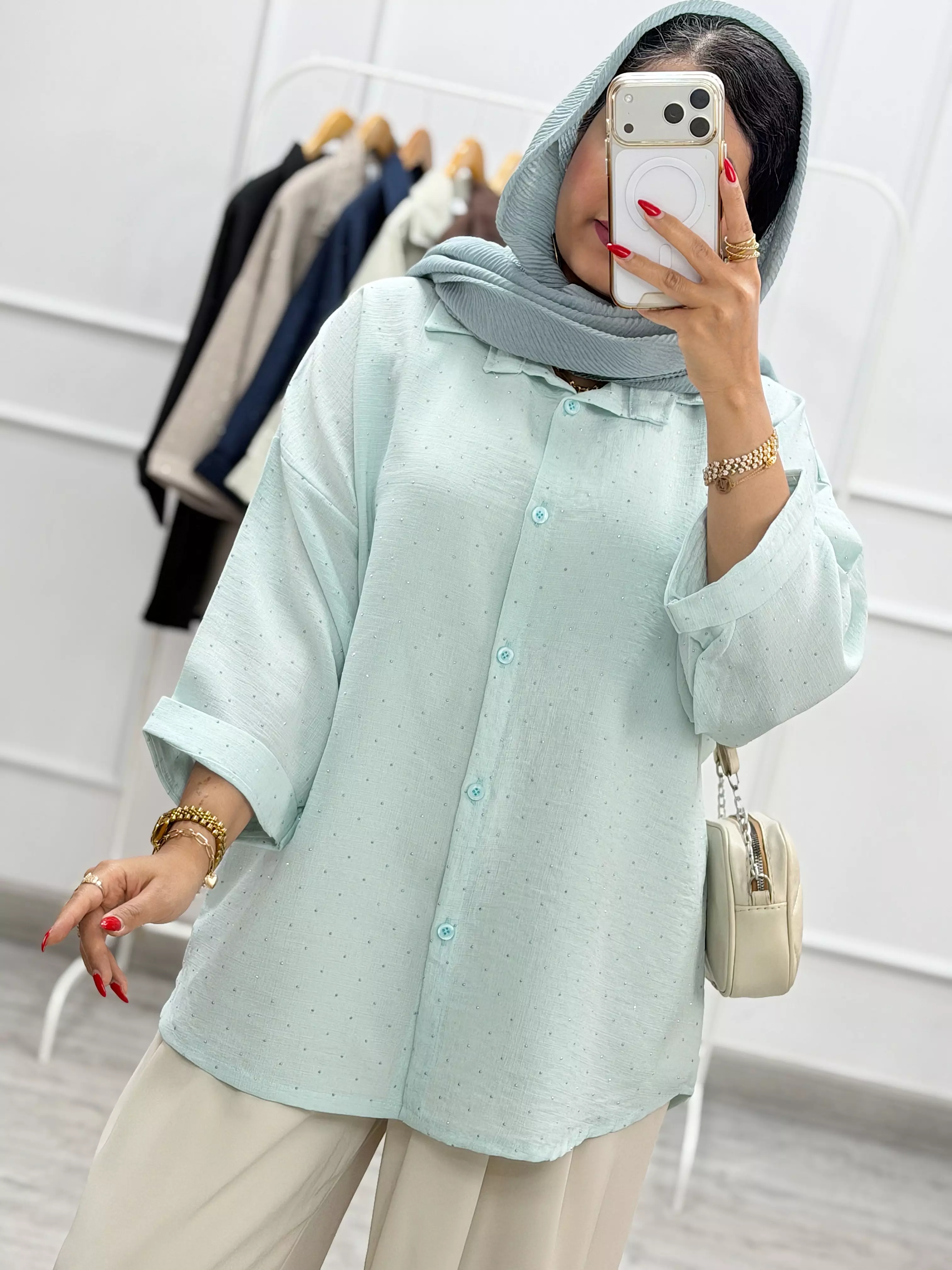 شومیزنگین دار تارا