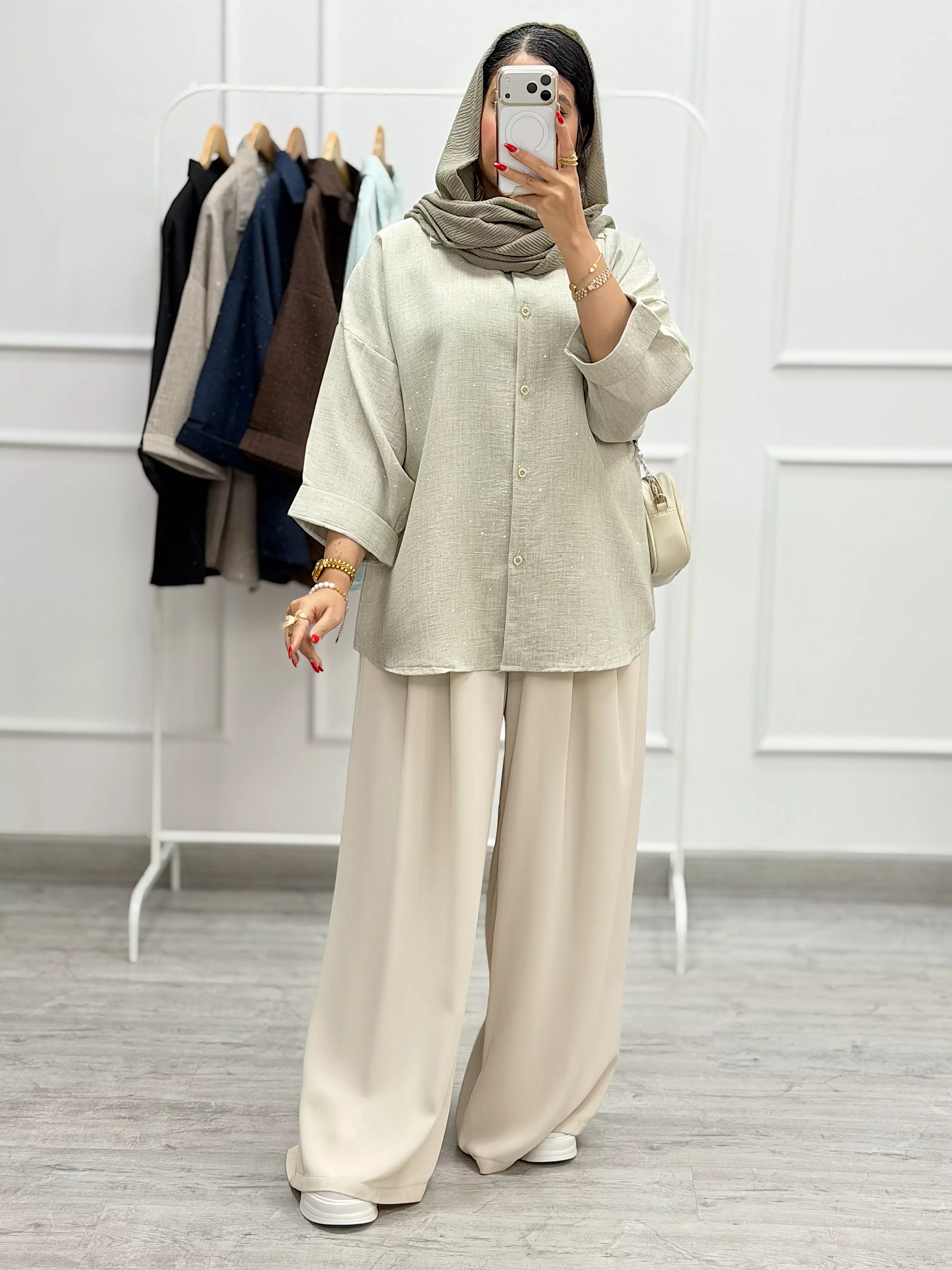 شومیزنگین دار تارا