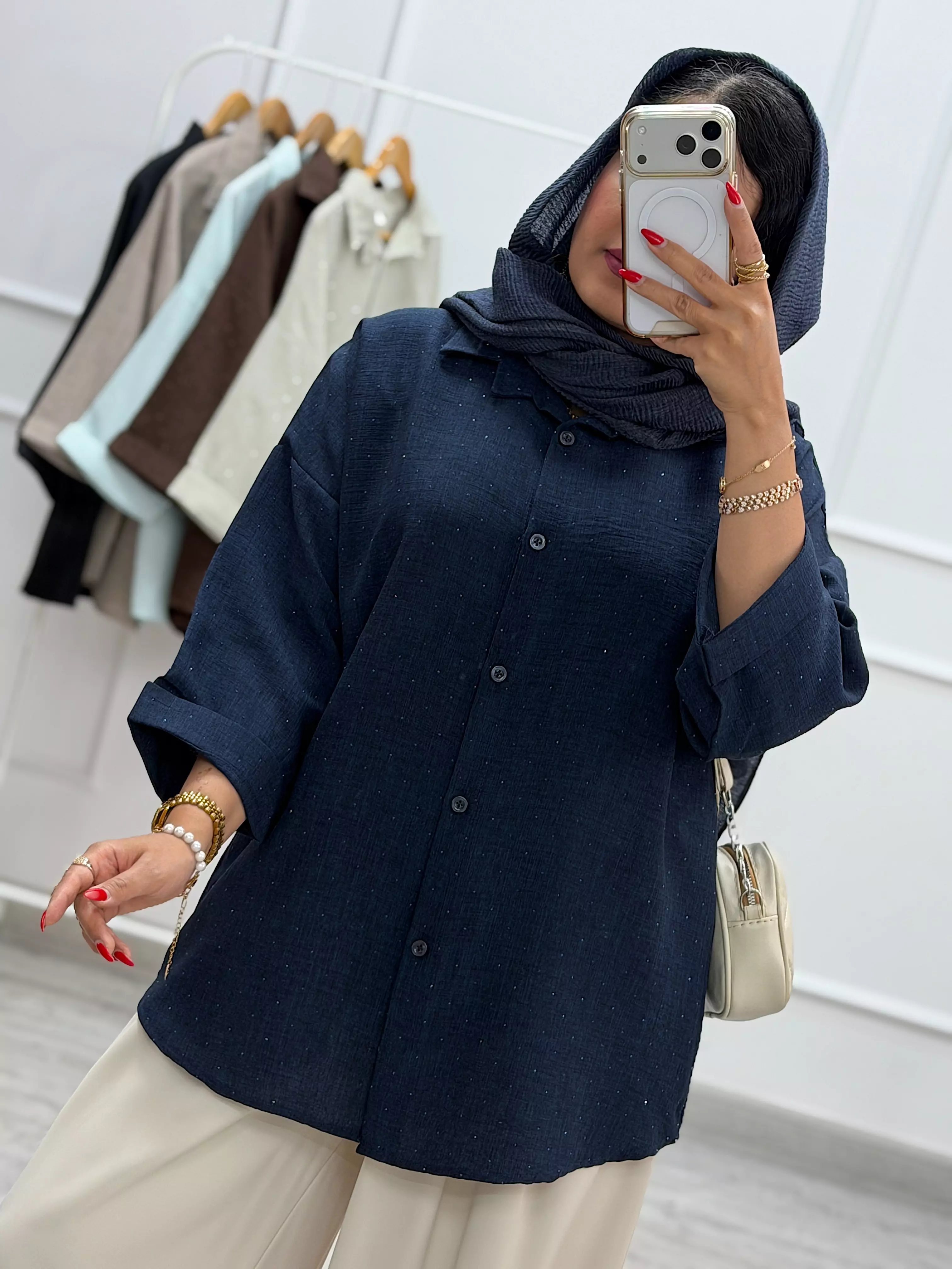 شومیزنگین دار تارا
