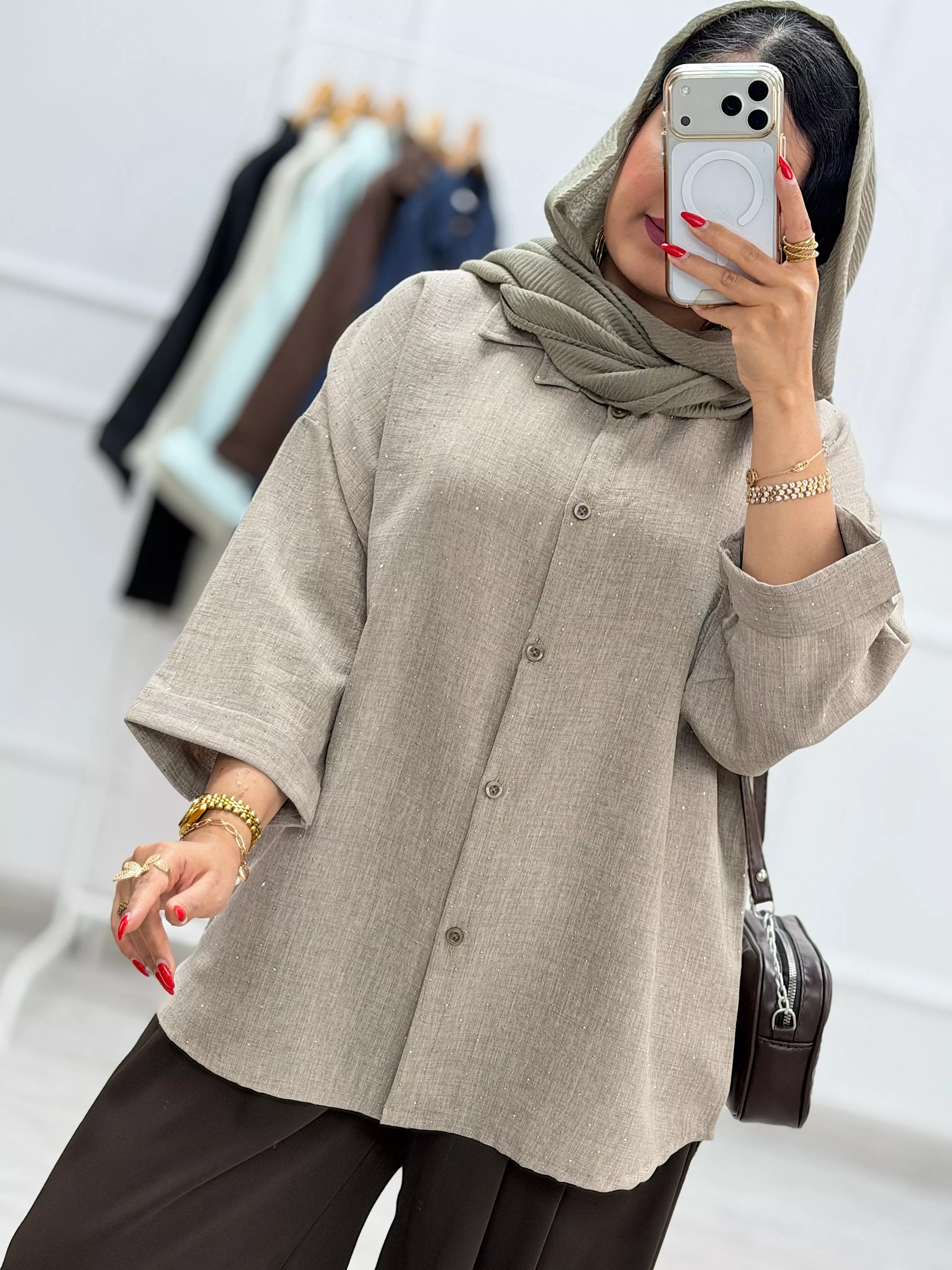 شومیزنگین دار تارا
