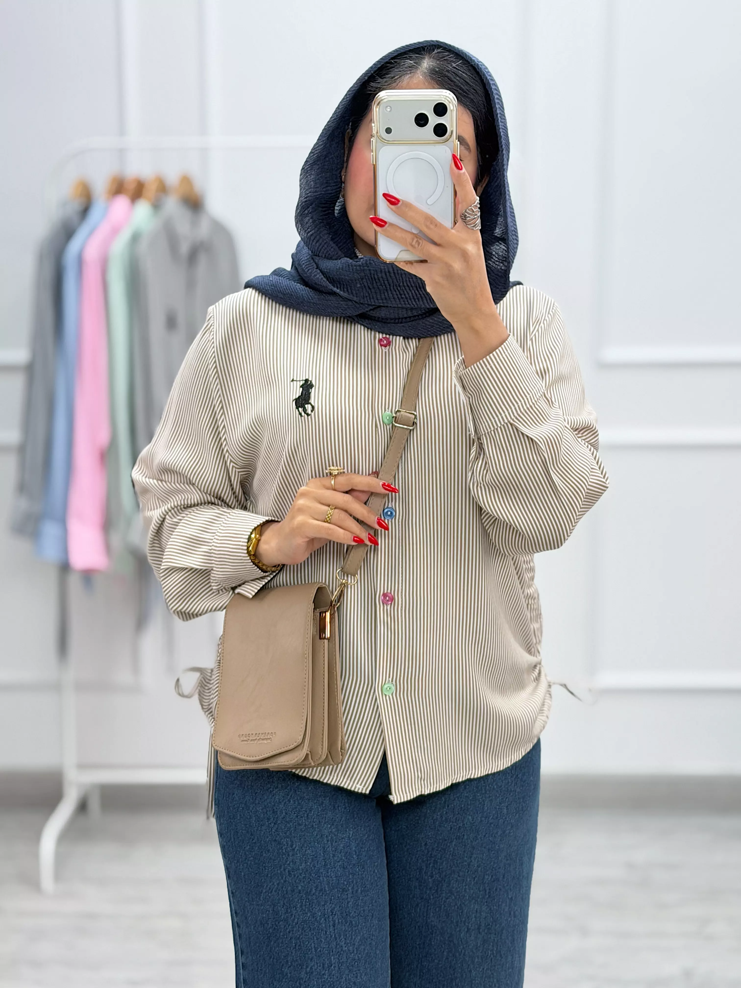 شومیز راه راه ترندی