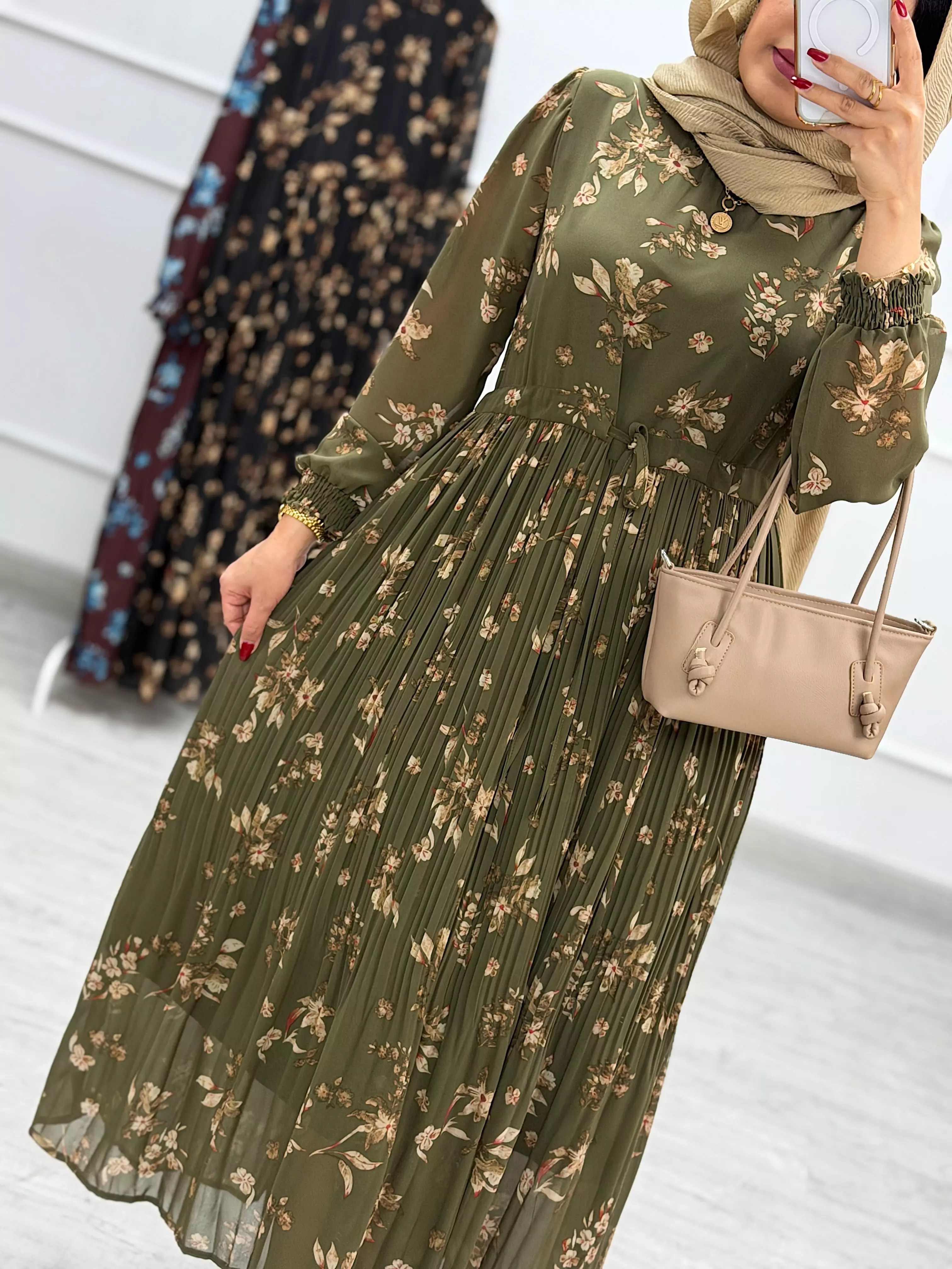 پیراهن حریر یاس