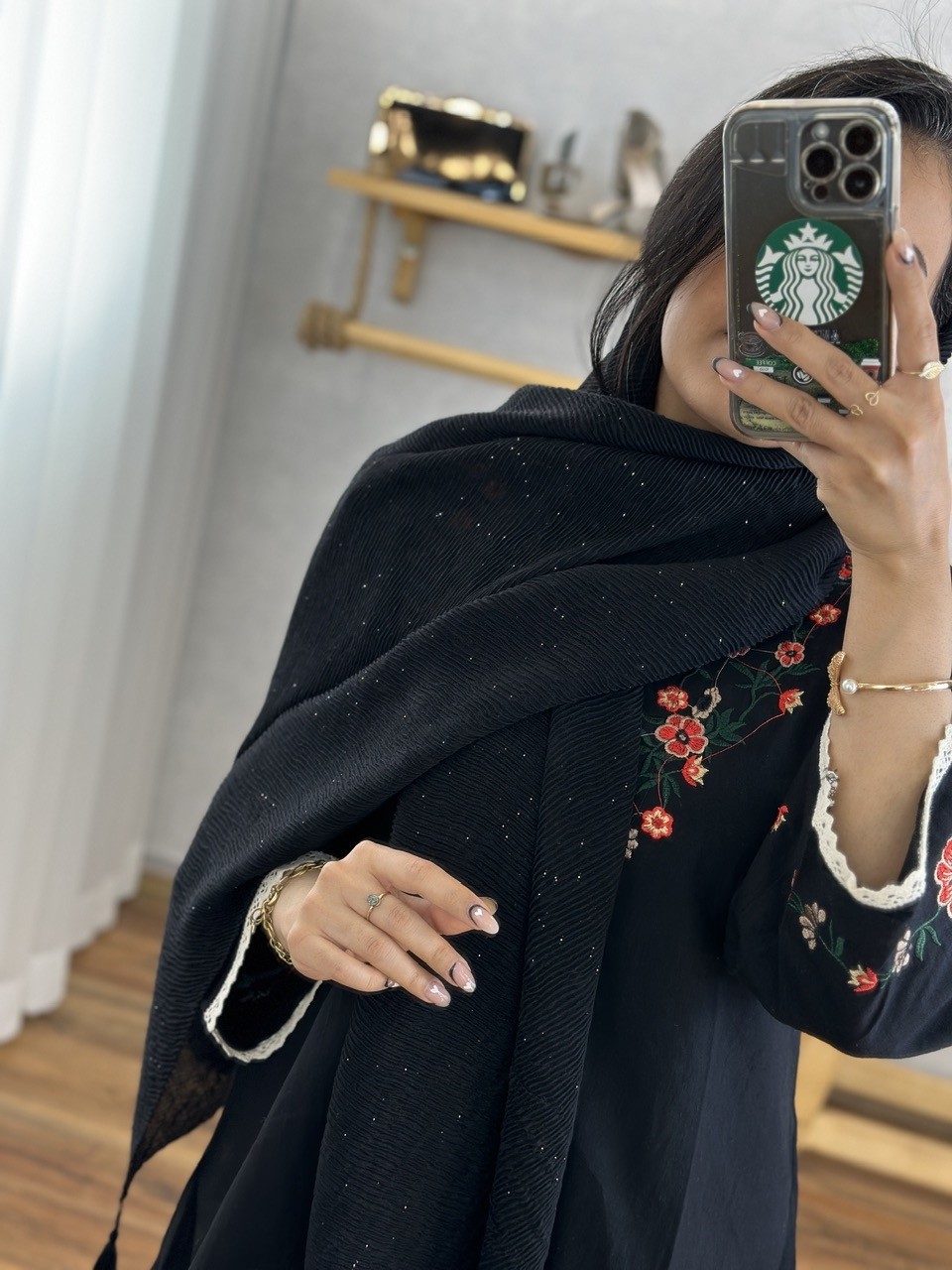 شال شاین مشکی