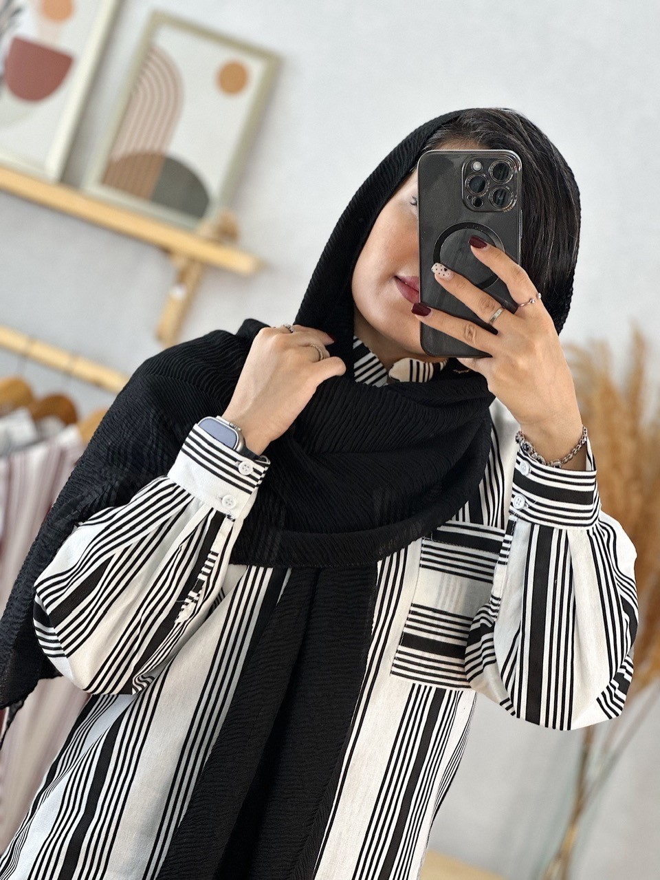 شال تینو مشکی
