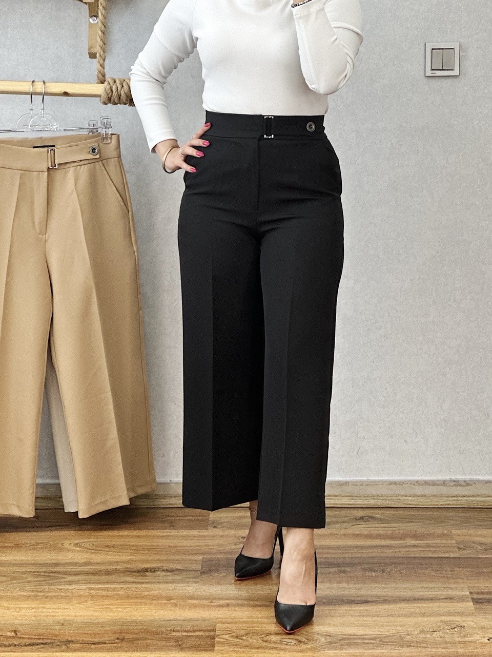 شلوار نیم بگ صحرا