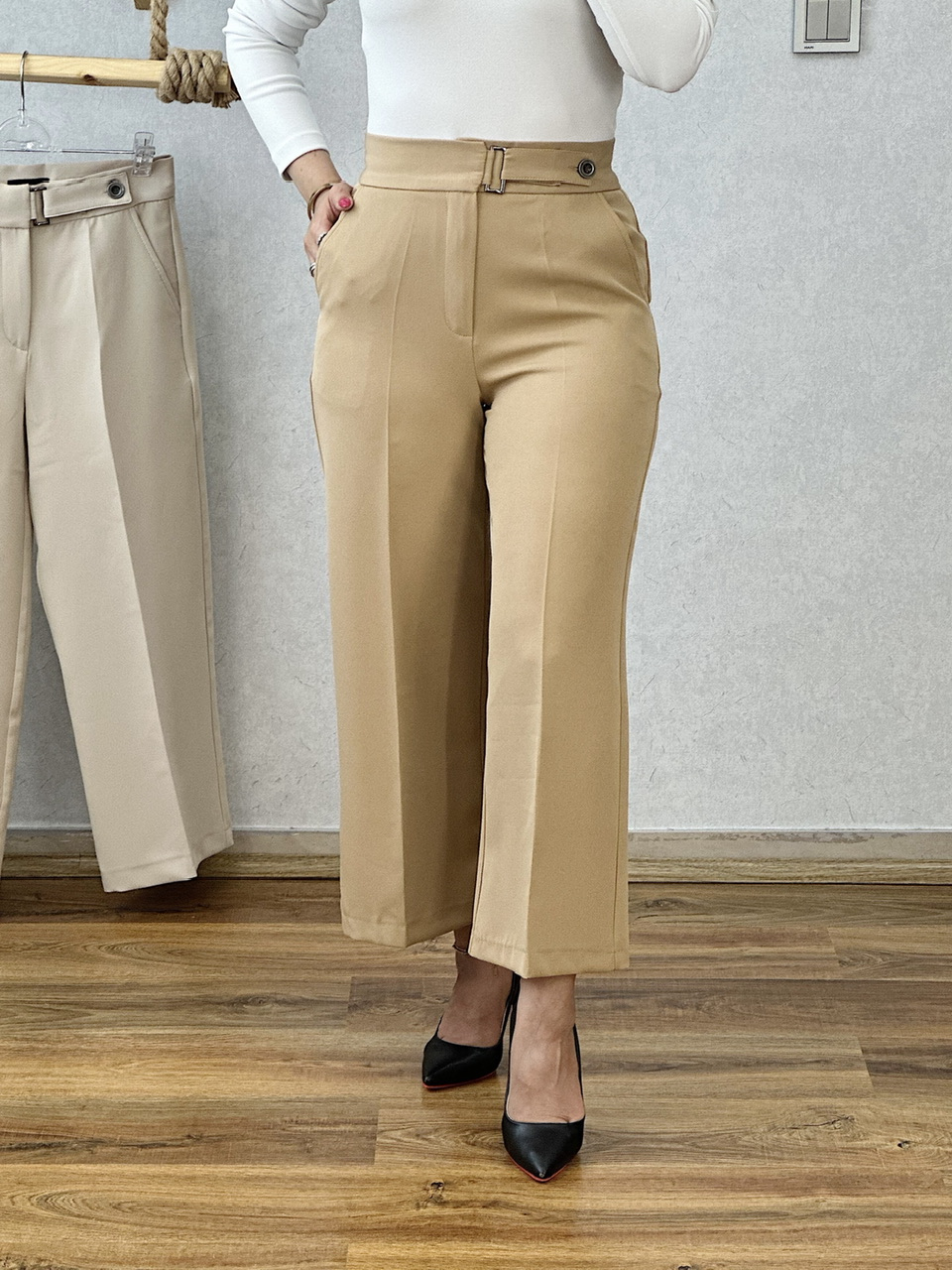 شلوار نیم بگ صحرا