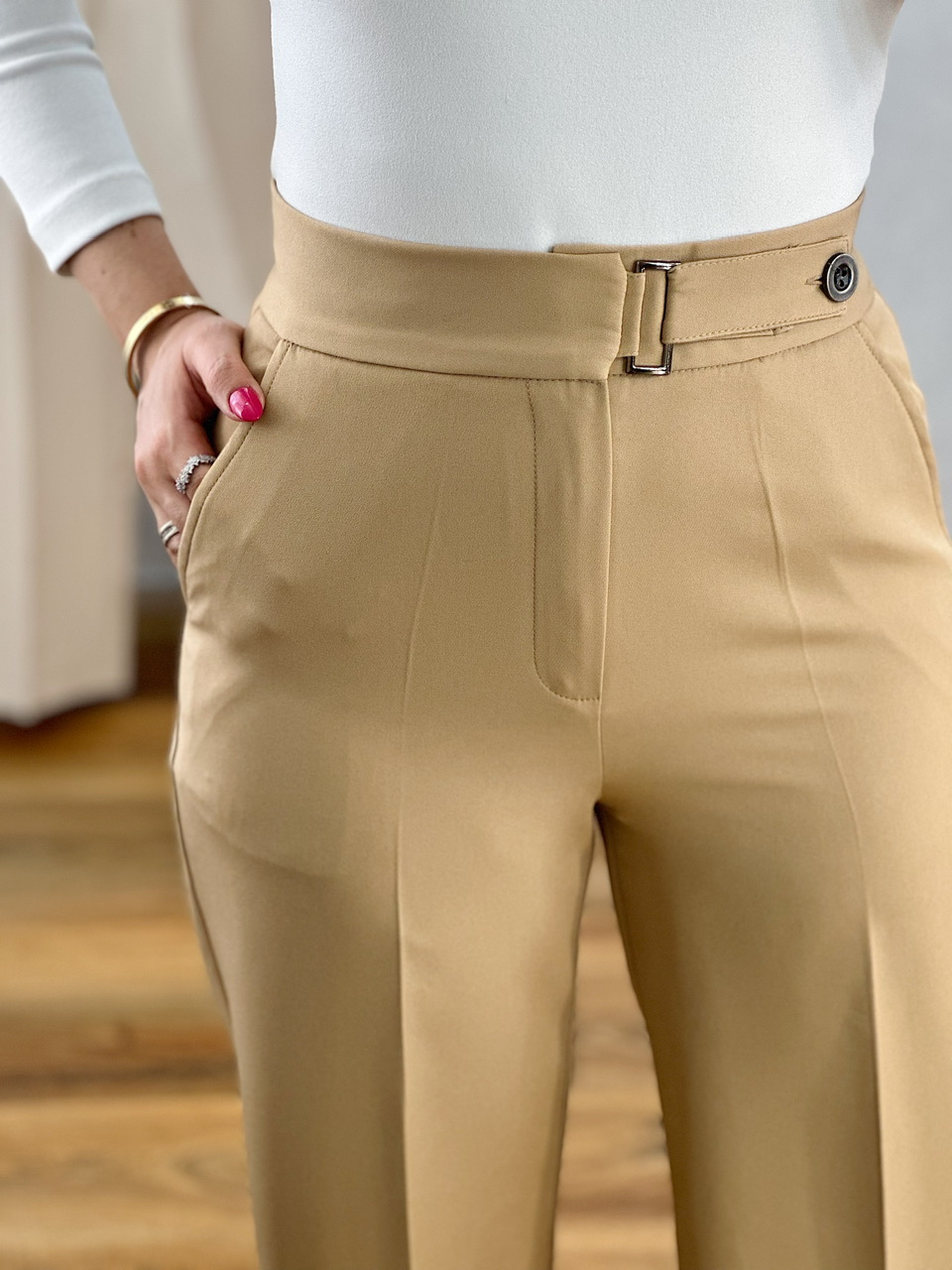 شلوار نیم بگ صحرا