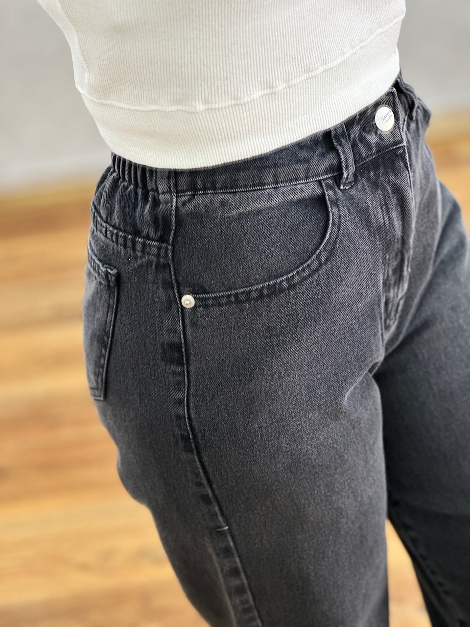 شلوار بگ ذغالی