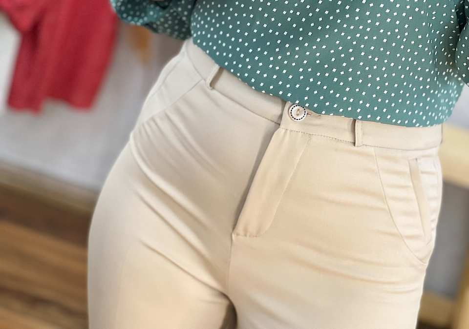 شلوار راسته بغل چاک