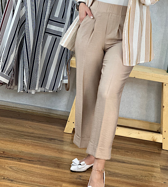 شلوار نیم بگ‌پاکتی