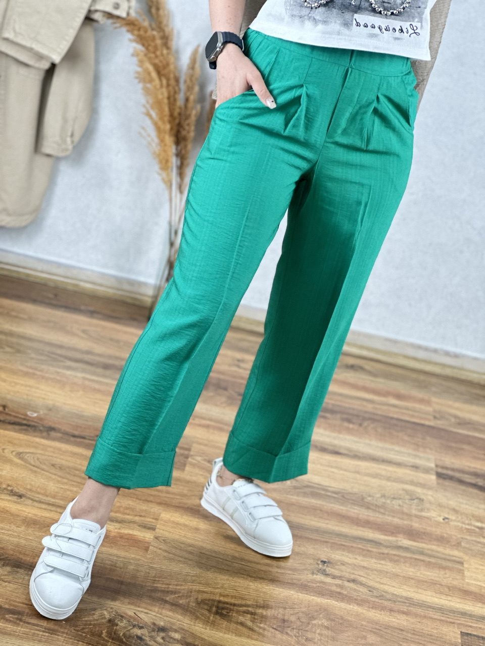 شلوار نیم بگ‌پاکتی