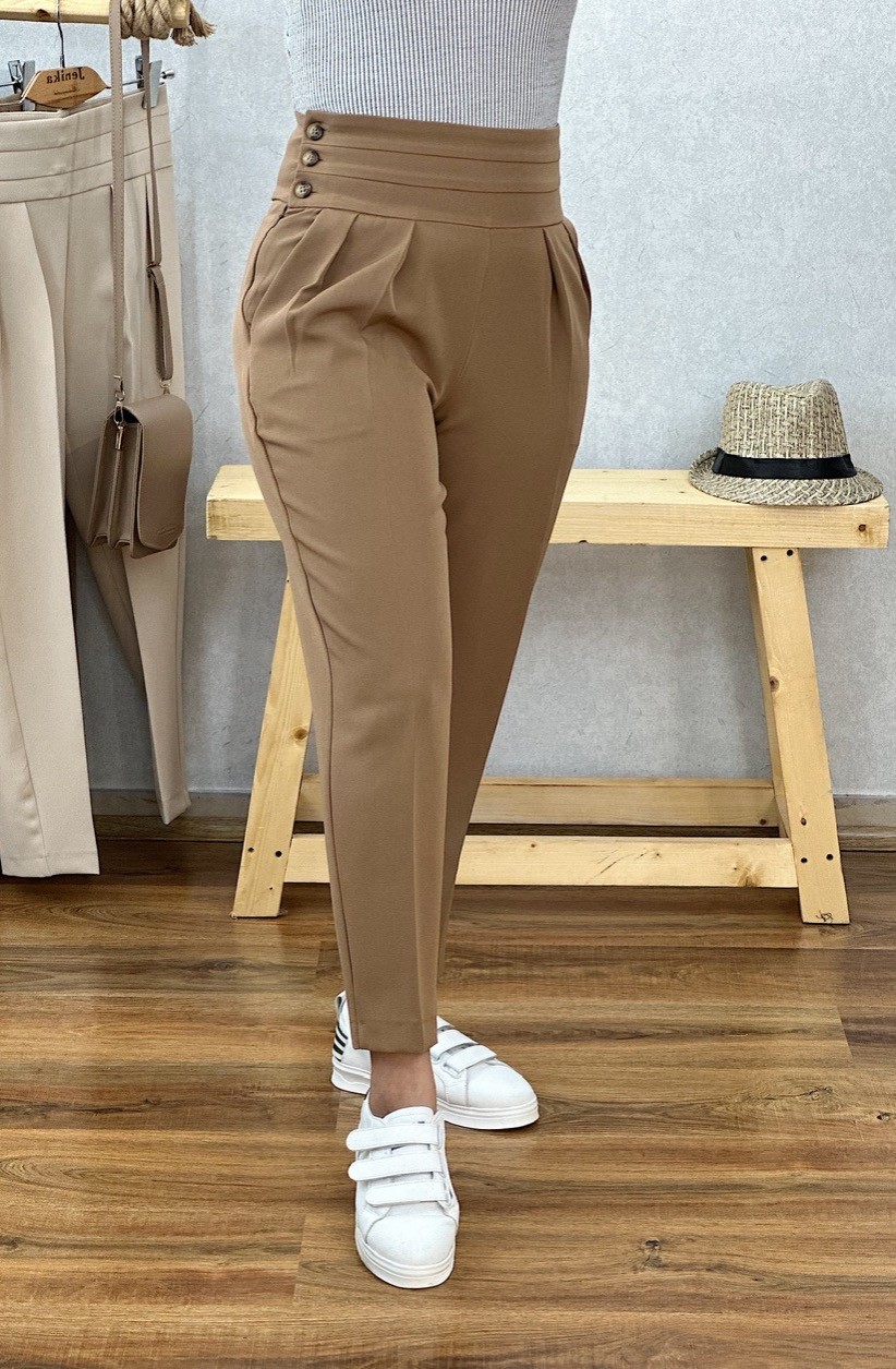 شلوار کمر سه دگمه